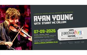 Ryan Young on Llangollen Fringe Festival banner post